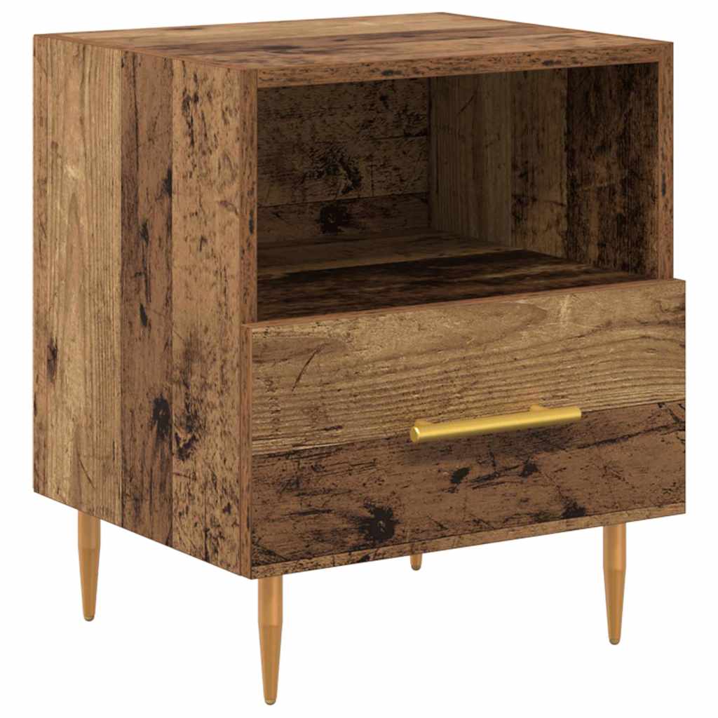 Table de chevet Marron 40 x 35 x 47.5 cm Bois d'ingénierie - XIOS