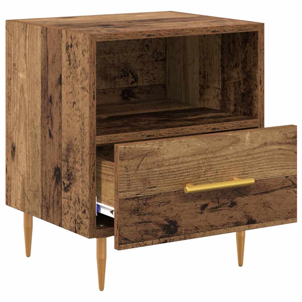 Table de chevet Marron 40 x 35 x 47.5 cm Bois d'ingénierie - XIOS