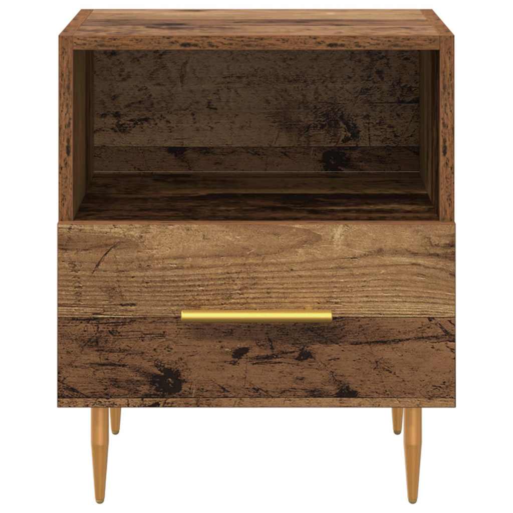 Table de chevet Marron 40 x 35 x 47.5 cm Bois d'ingénierie - XIOS