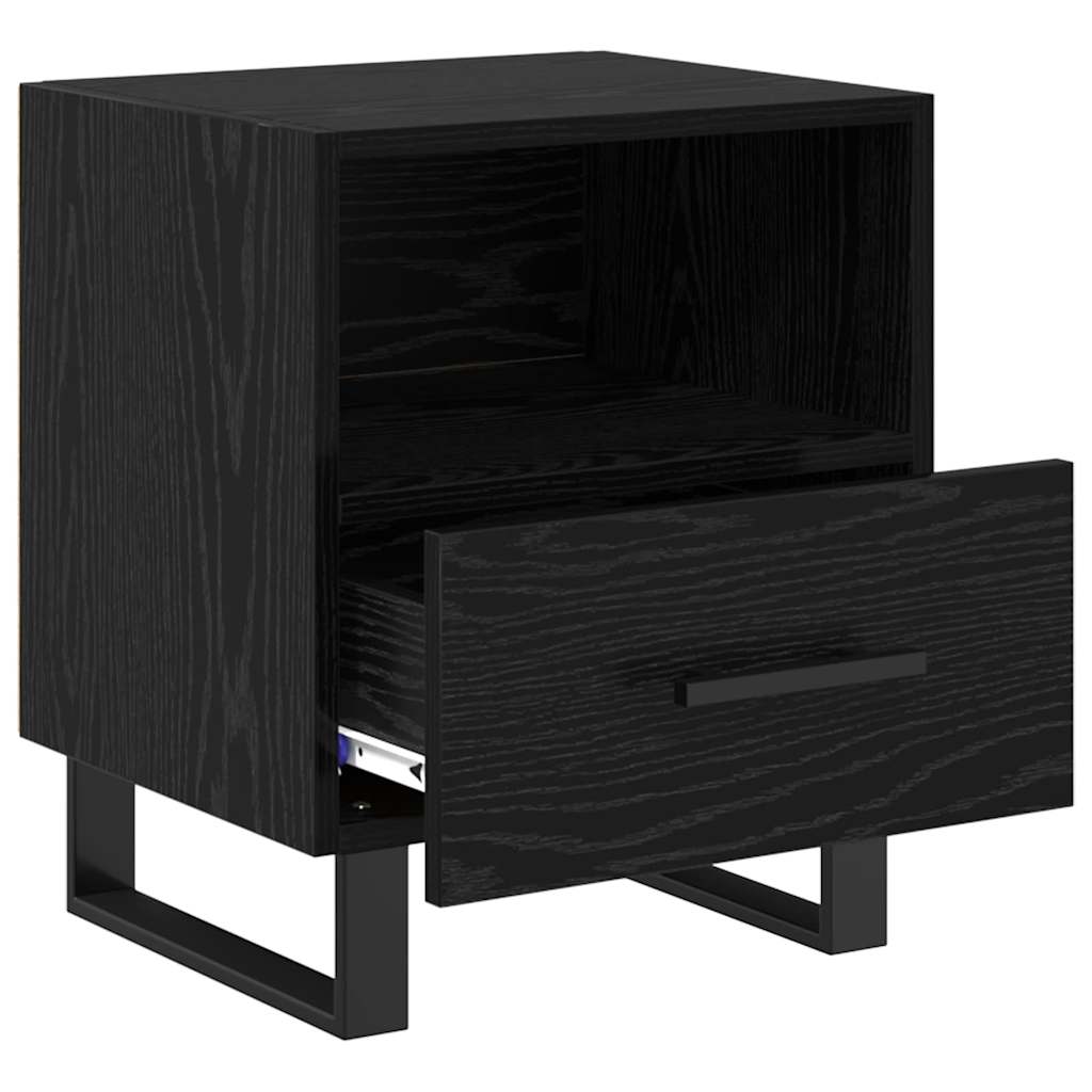 Cabinet de chevet 2 pcs Chêne noir 40 x 35 x 47.5 cm - XIOS