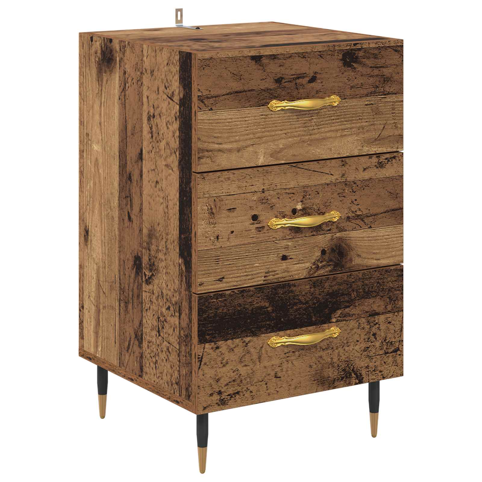 Cabinet de chevet Bois ancien 40 x 40 x 66 cm Bois d'ingénierie - XIOS