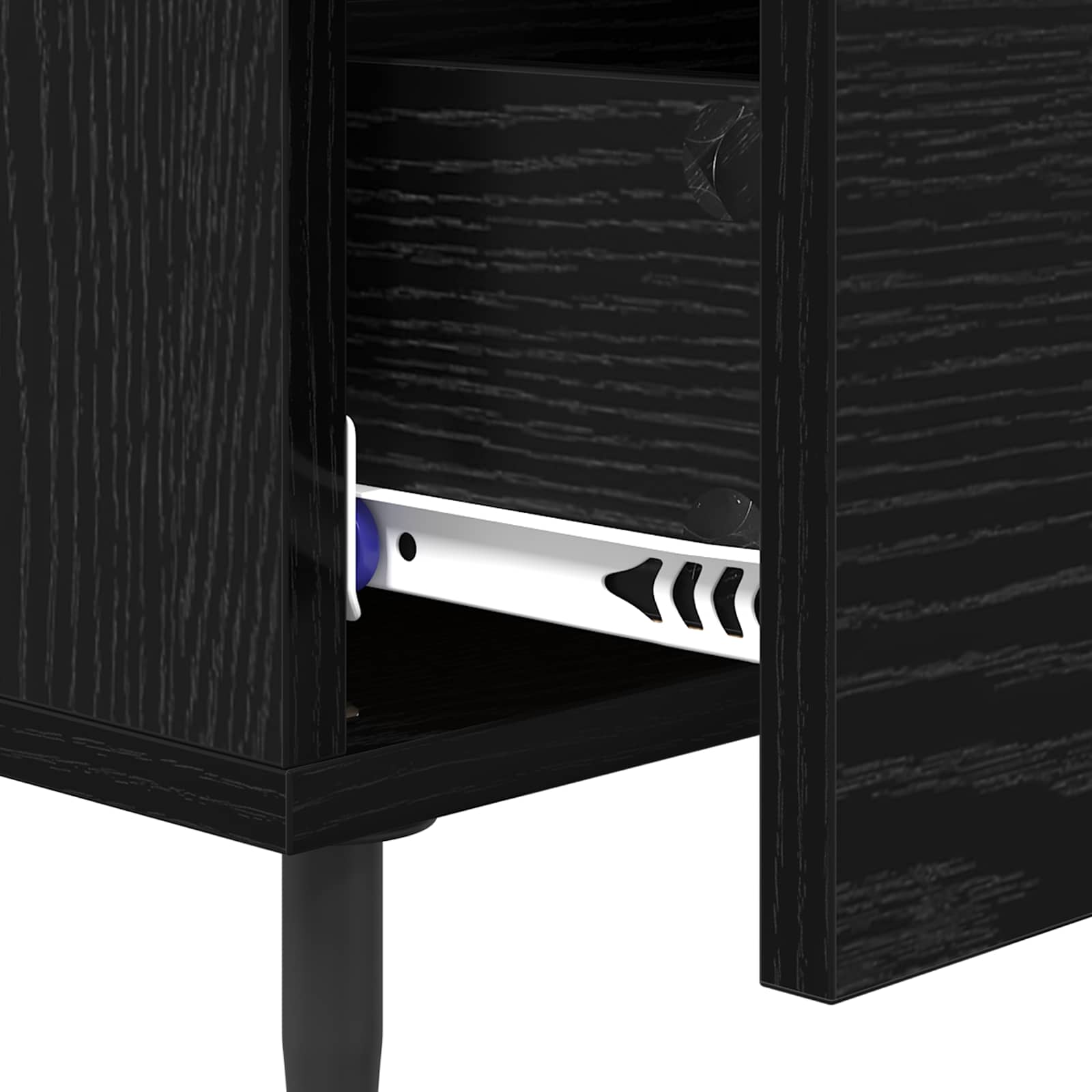 Cabinet de chevet Chêne noir 40 x 40 x 66 cm Bois d'ingénierie - XIOS