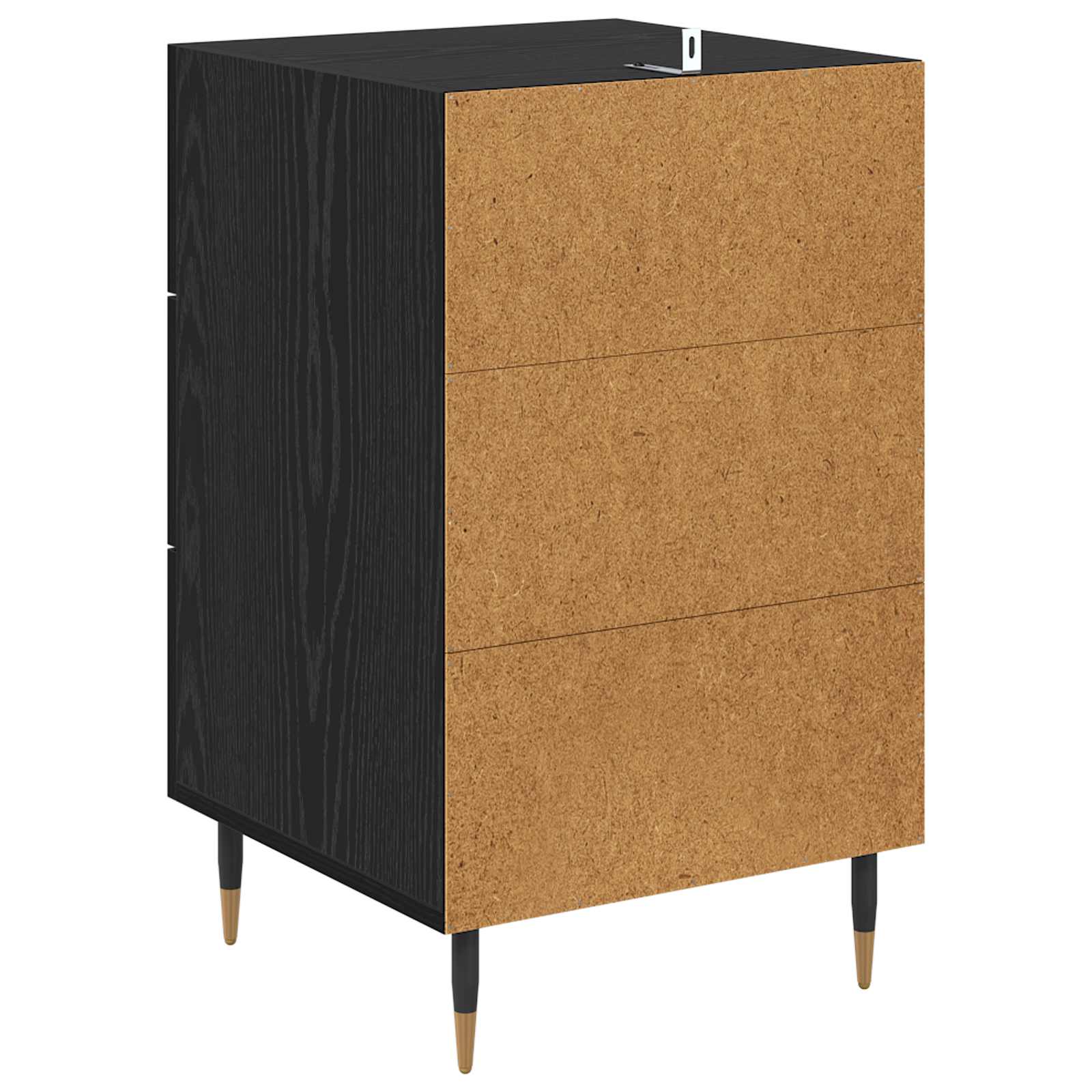 Cabinet de chevet Chêne noir 40 x 40 x 66 cm Bois d'ingénierie - XIOS