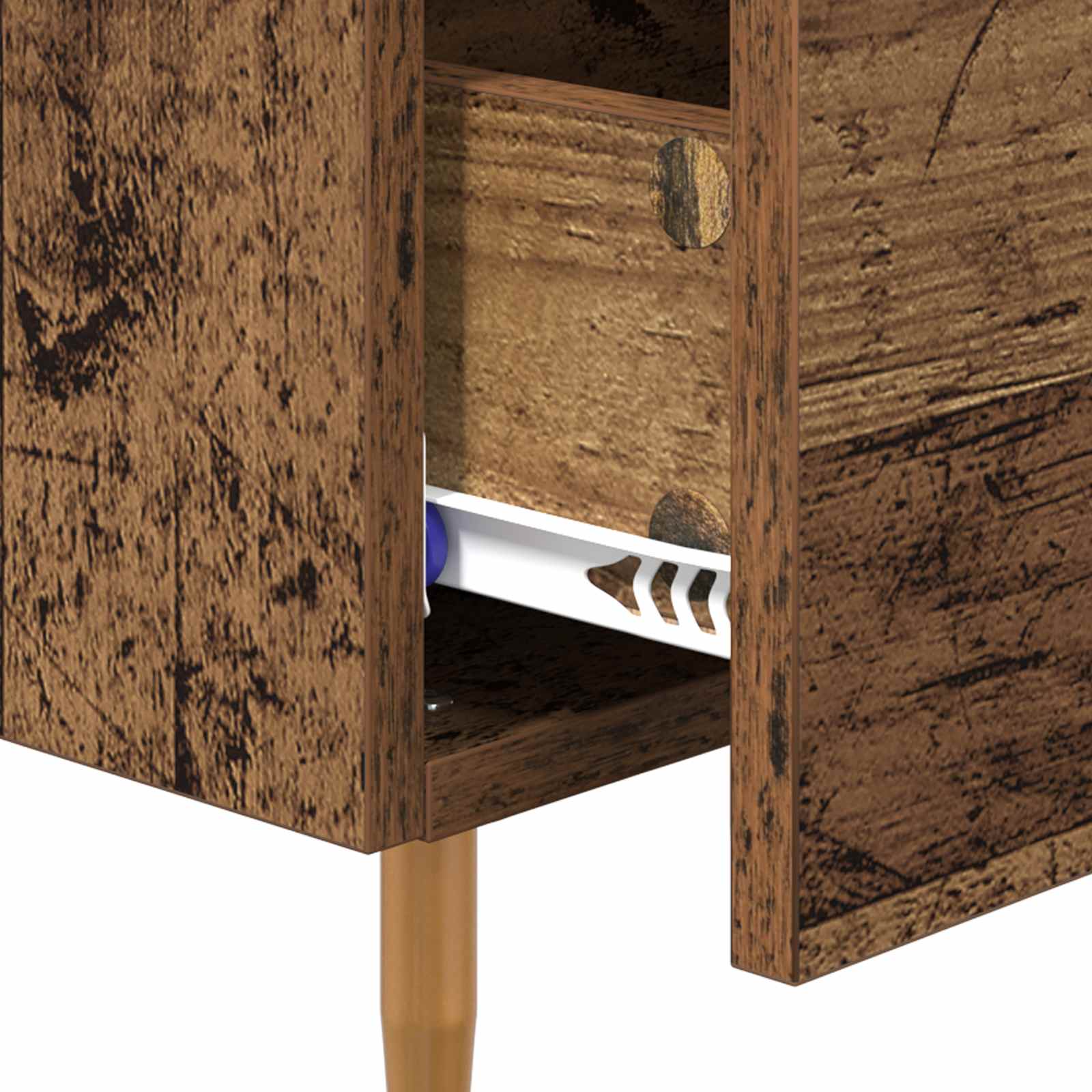 Cabinet de chevet Bois ancien 40 x 40 x 66 cm Bois d'ingénierie - XIOS