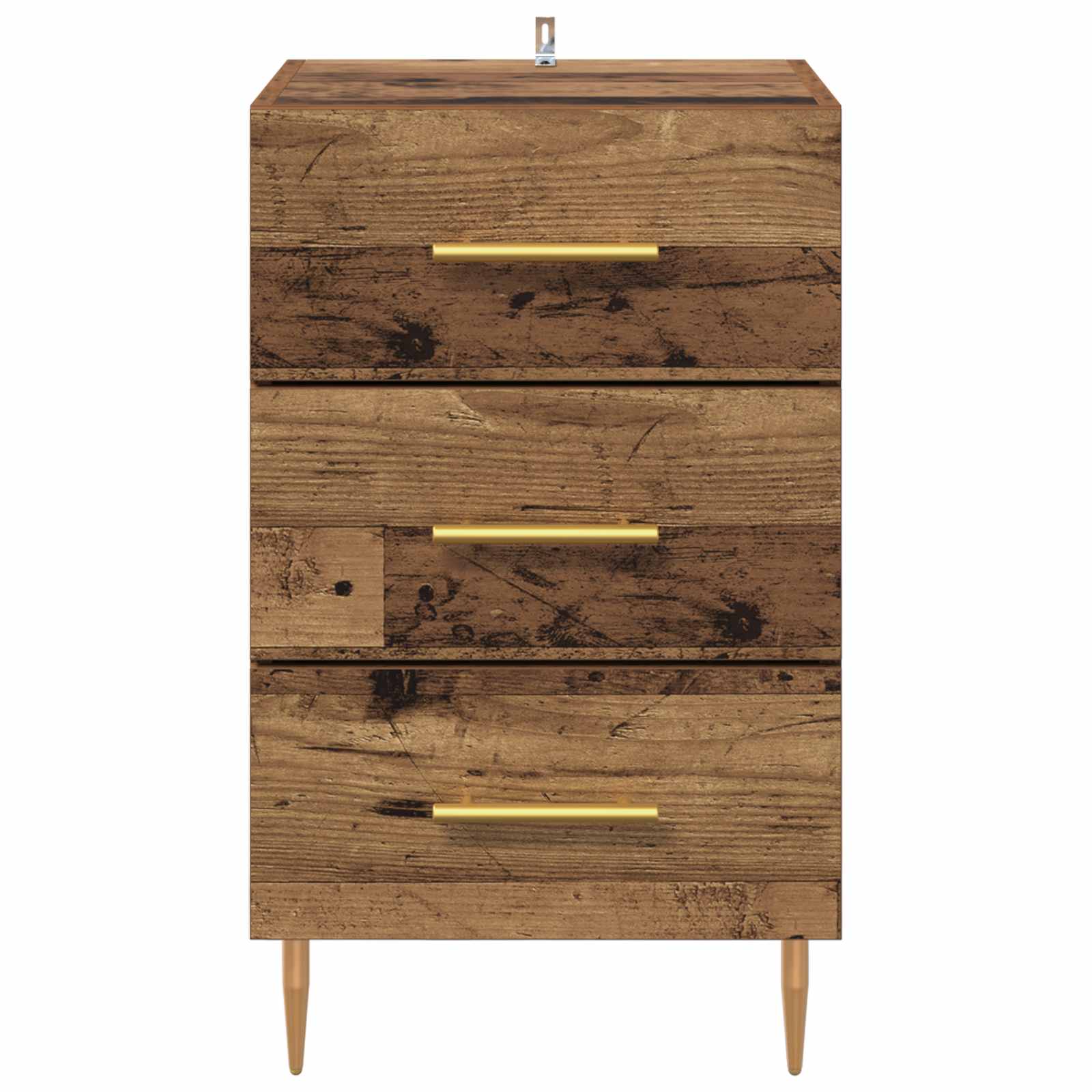 Cabinet de chevet Bois ancien 40 x 40 x 66 cm Bois d'ingénierie - XIOS