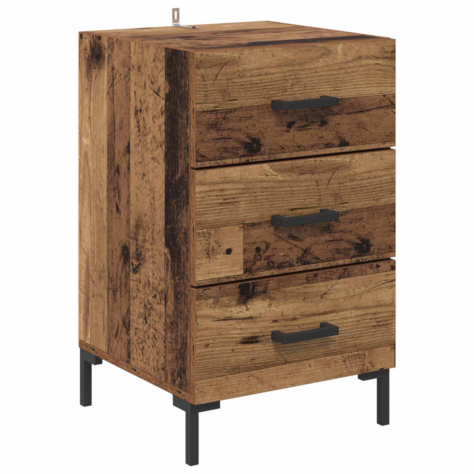 Cabinet de chevet Bois ancien 40 x 40 x 66 cm Bois d'ingénierie - XIOS