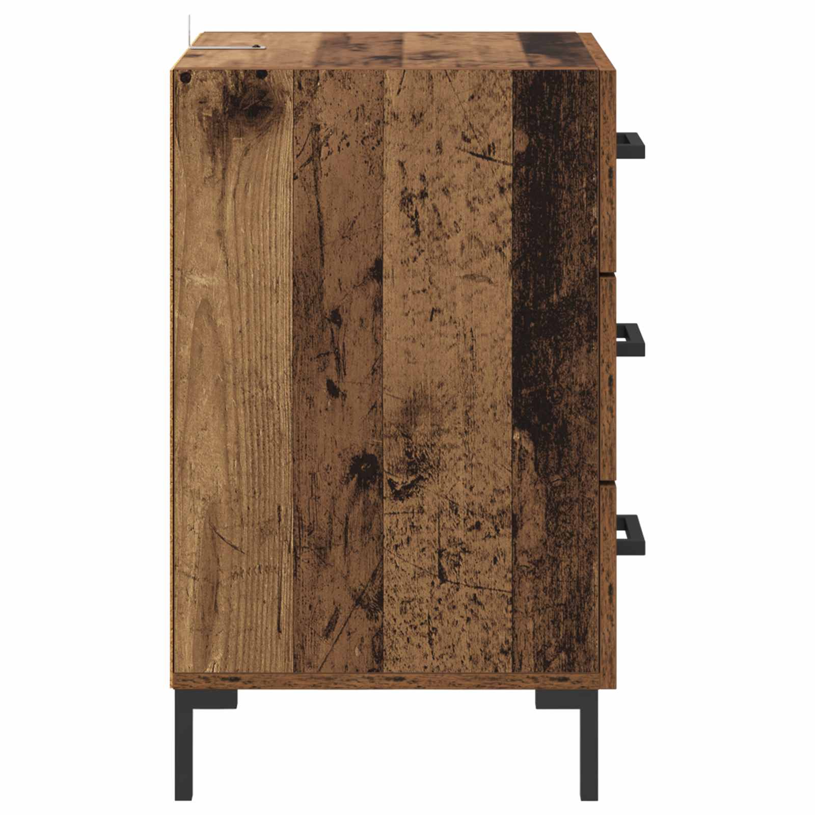 Cabinet de chevet Bois ancien 40 x 40 x 66 cm Bois d'ingénierie - XIOS