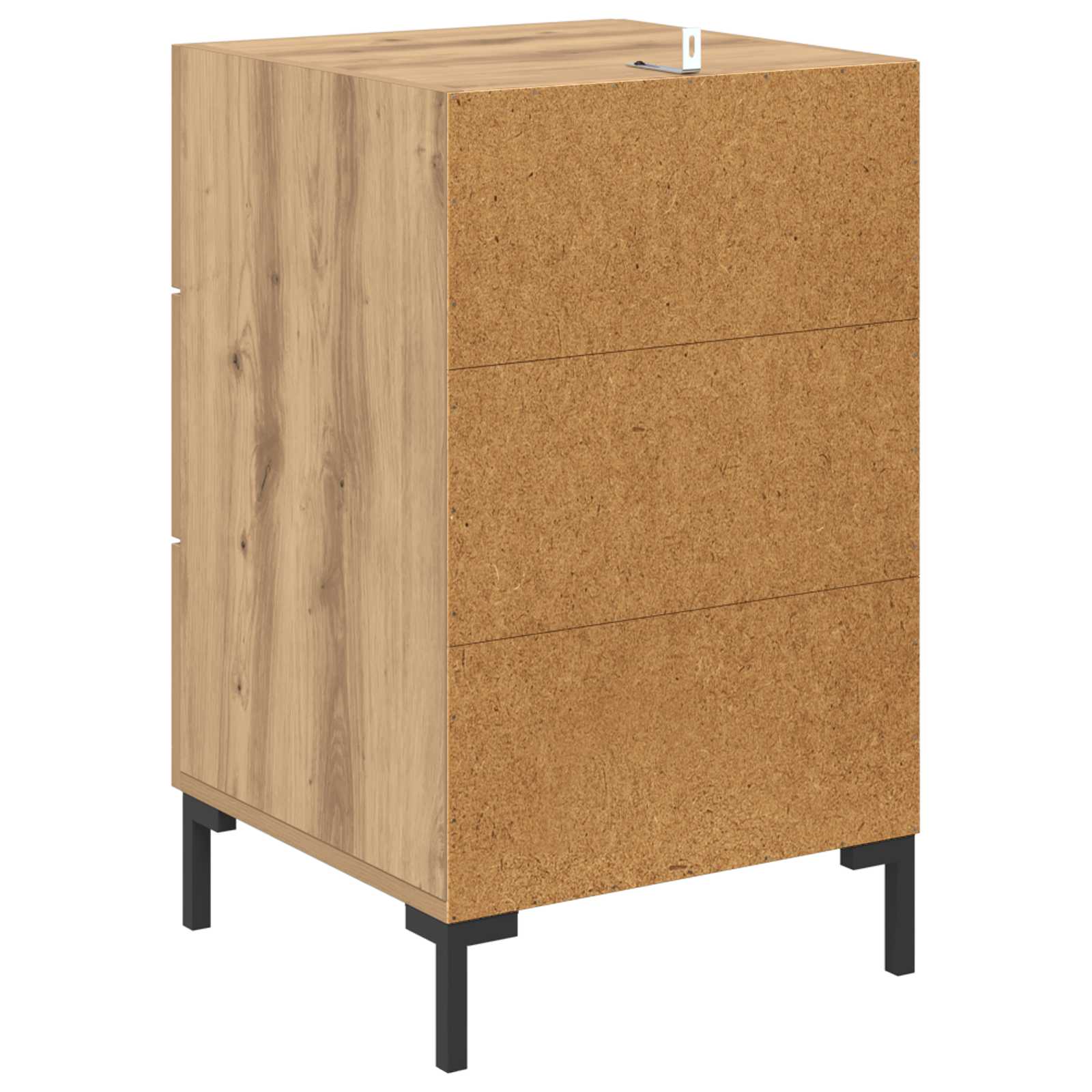Cabinet de chevet Chêne artisanal 40 x 40 x 66 cm - XIOS