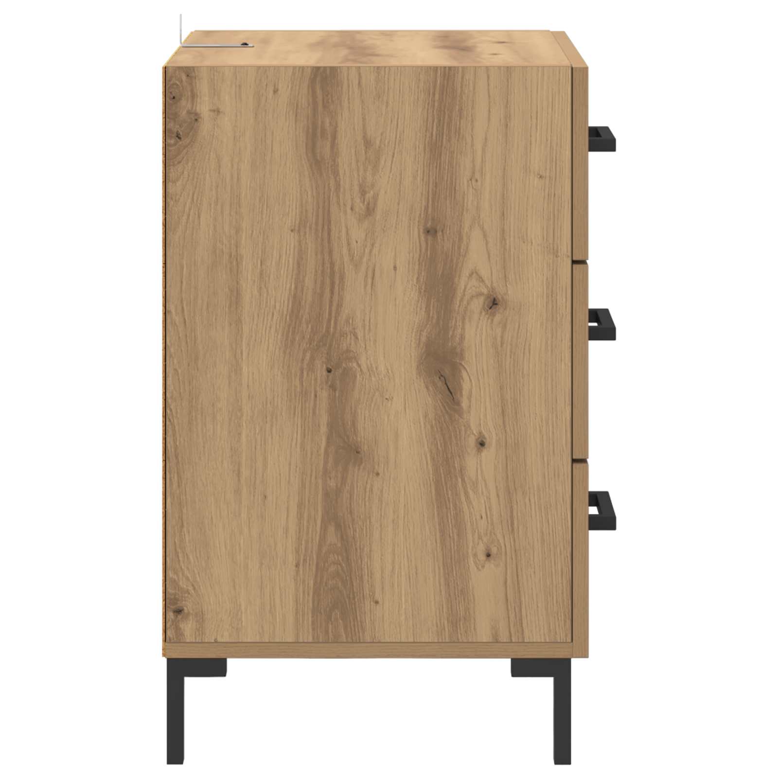 Cabinet de chevet Chêne artisanal 40 x 40 x 66 cm - XIOS