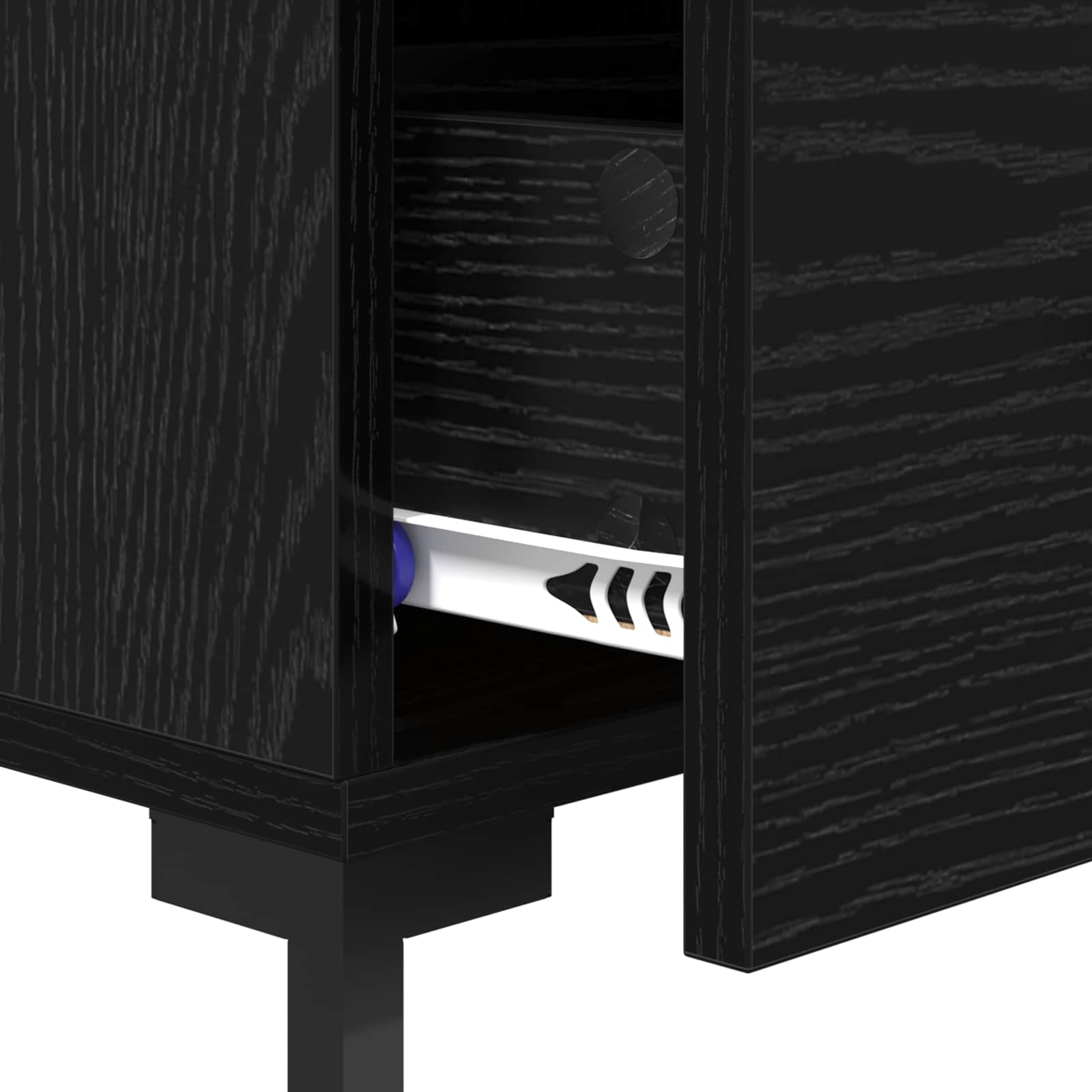 Cabinet de chevet Chêne noir 40 x 40 x 66 cm Bois d'ingénierie - XIOS