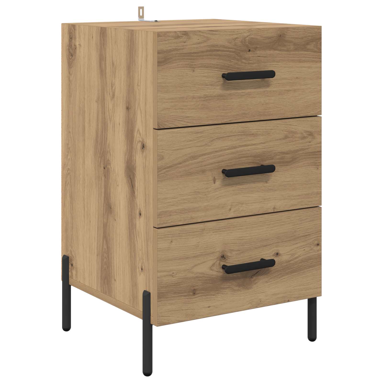 Cabinet de chevet Chêne artisanal 40 x 40 x 66 cm - XIOS