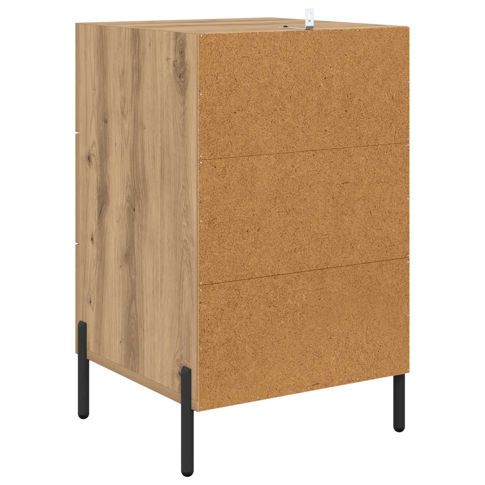 Cabinet de chevet Chêne artisanal 40 x 40 x 66 cm - XIOS