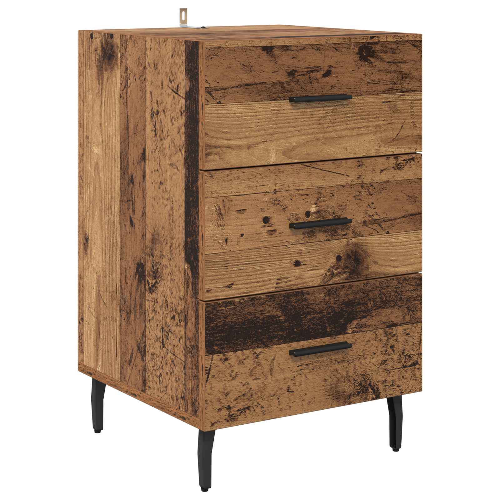 Cabinet de chevet Bois ancien 40 x 40 x 66 cm Bois d'ingénierie - XIOS