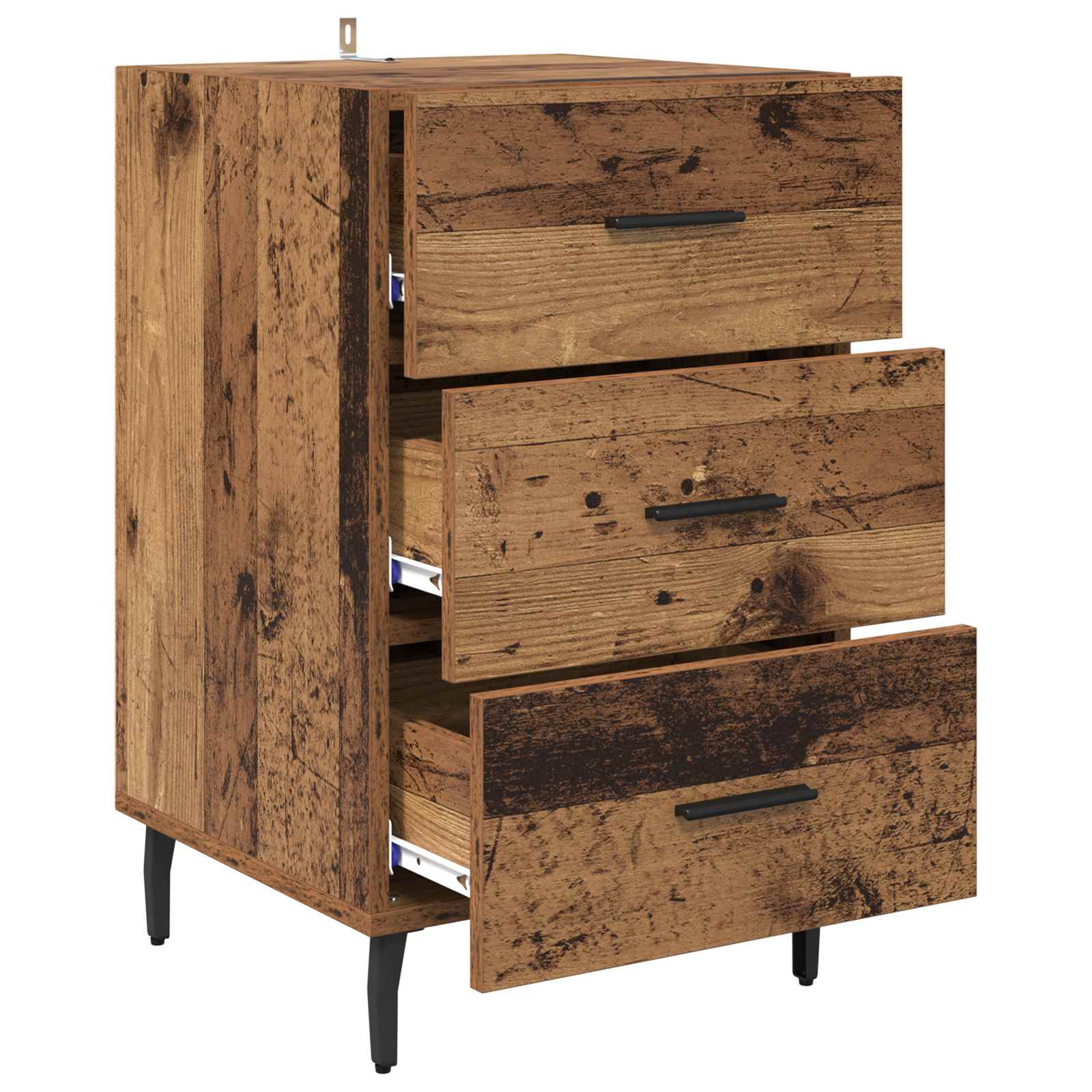 Cabinet de chevet Bois ancien 40 x 40 x 66 cm Bois d'ingénierie - XIOS