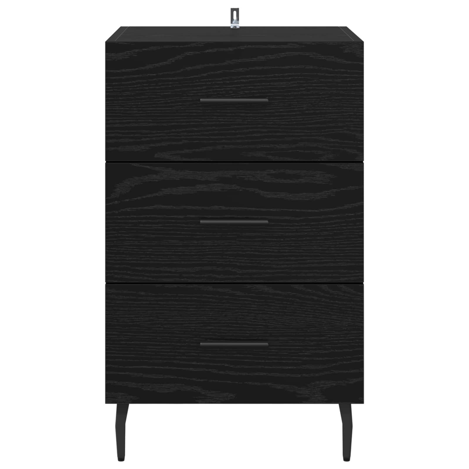 Cabinet de chevet Chêne noir 40 x 40 x 66 cm Bois d'ingénierie - XIOS