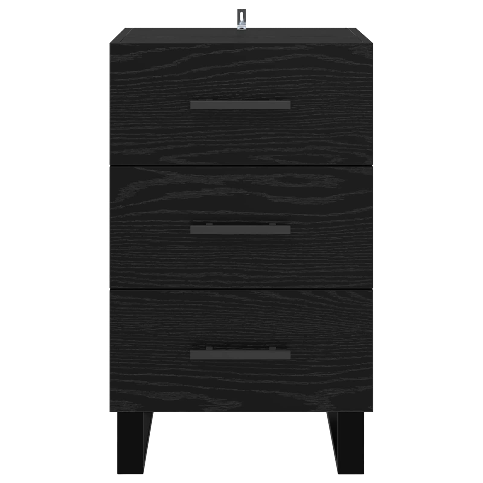 Cabinet de chevet Chêne noir 40 x 40 x 66 cm Bois d'ingénierie - XIOS