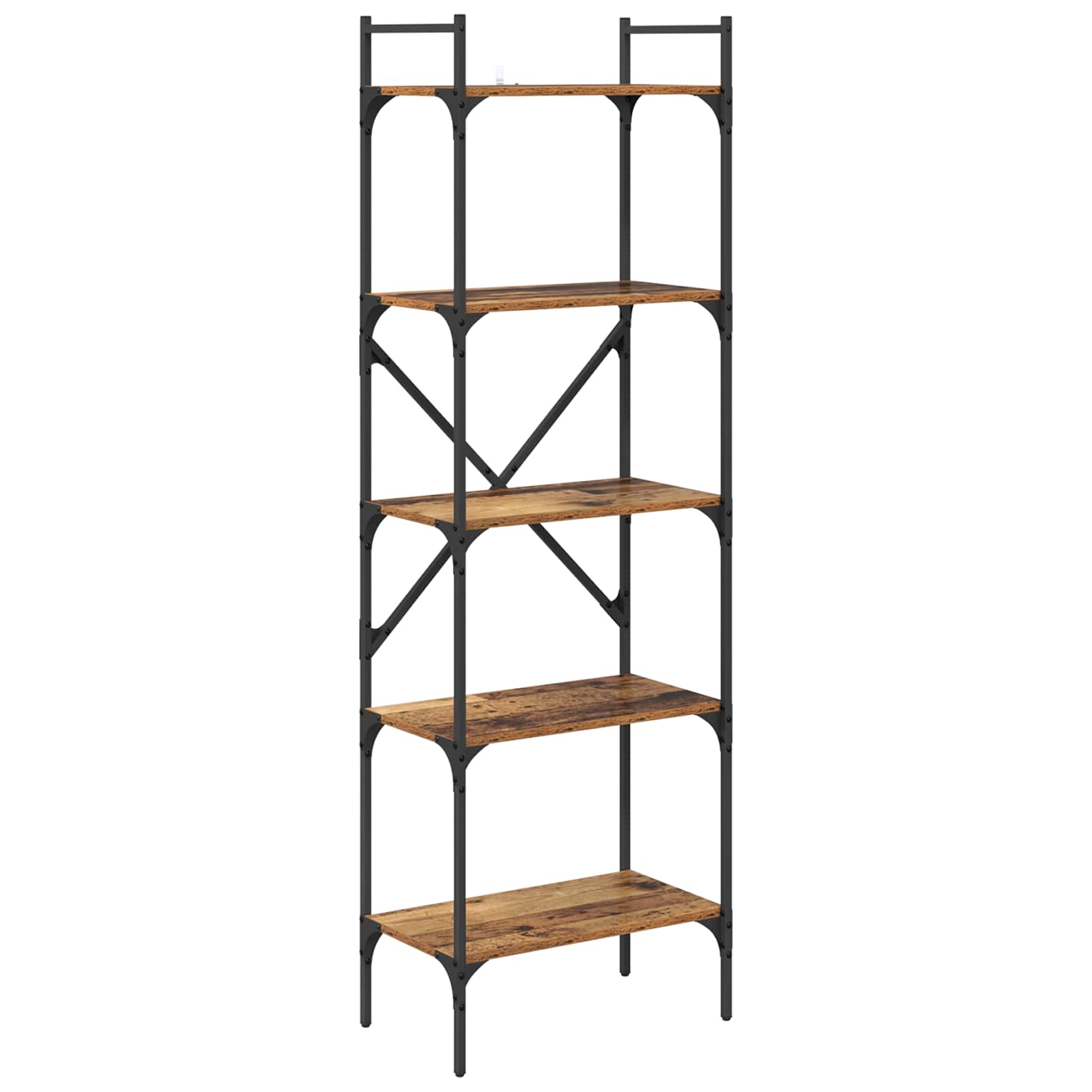 Bibliothèque Bois Ancien 56 x 32 x 174 cm Bois d'ingénierie - XIOS