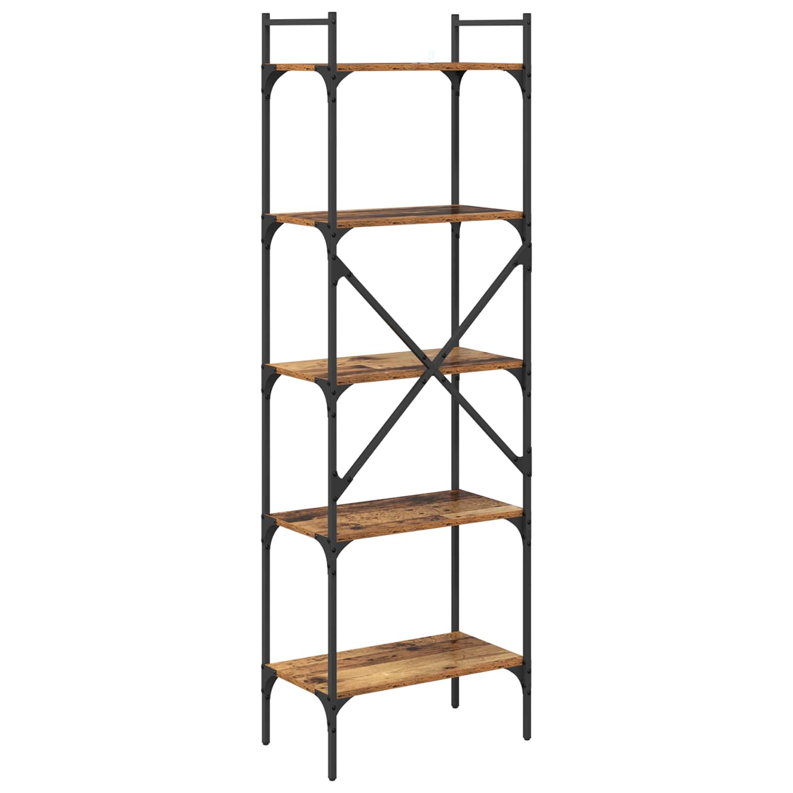 Bibliothèque Bois Ancien 56 x 32 x 174 cm Bois d'ingénierie - XIOS