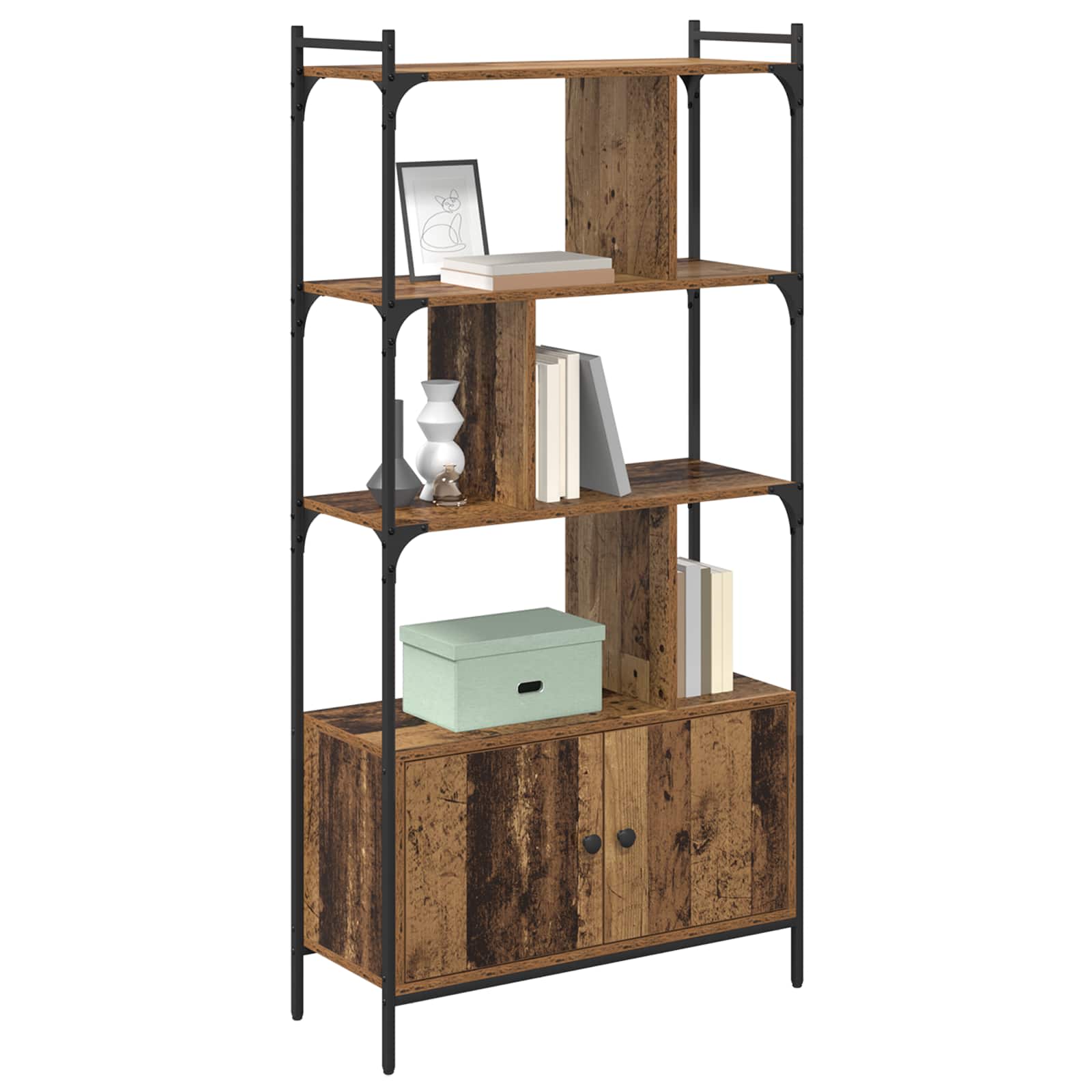 Bibliothèque 76,5 x 30 x 154,5 cm Bois d'ingénierie - XIOS
