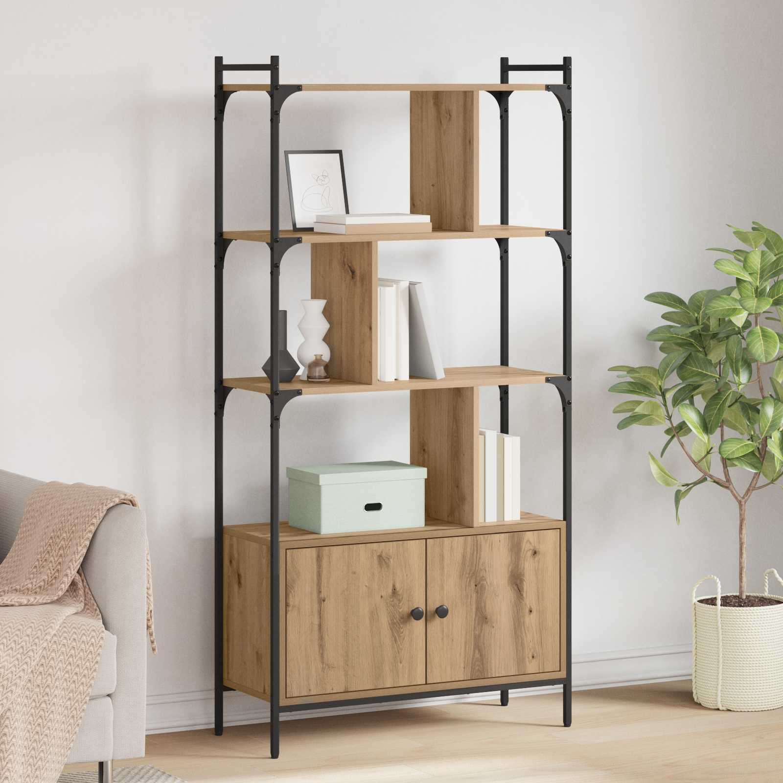 Bibliothèque 76,5 x 30 x 154,5 cm Bois d'ingénierie - XIOS