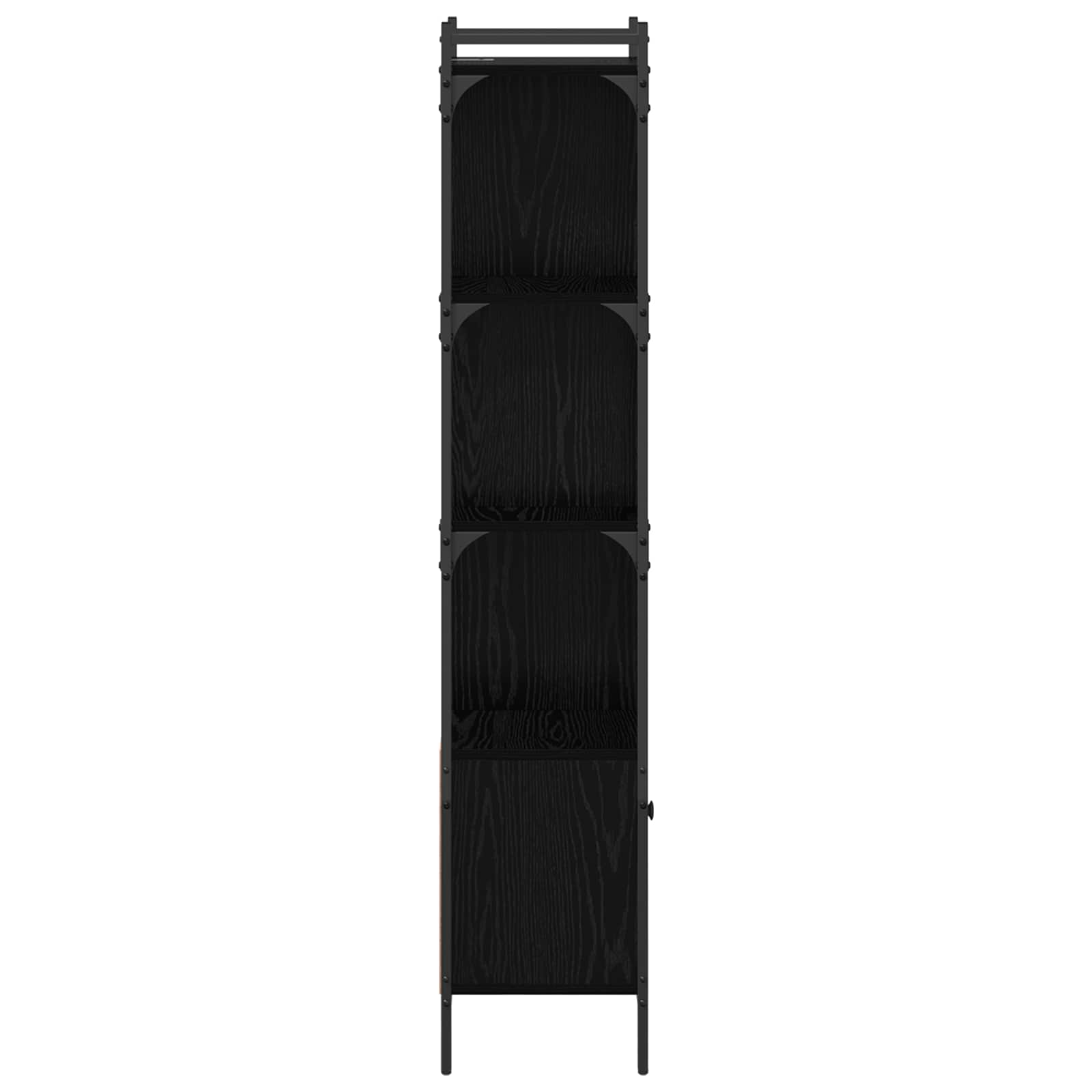 Bibliothèque Chêne noir 44,5 x 30 x 154,5 cm Bois d'ingénierie - XIOS