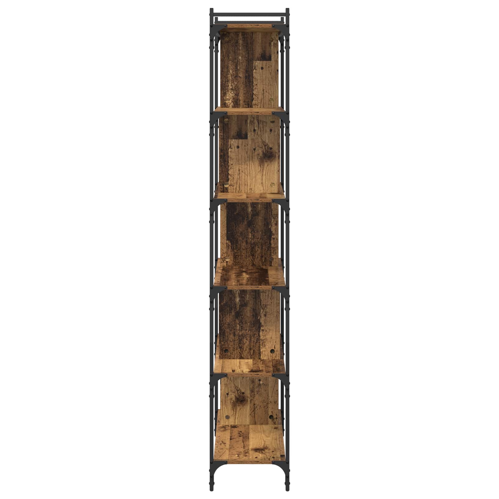 Bibliothèque Bois ancien 76 x 32 x 192 cm Bois d'ingénierie - XIOS