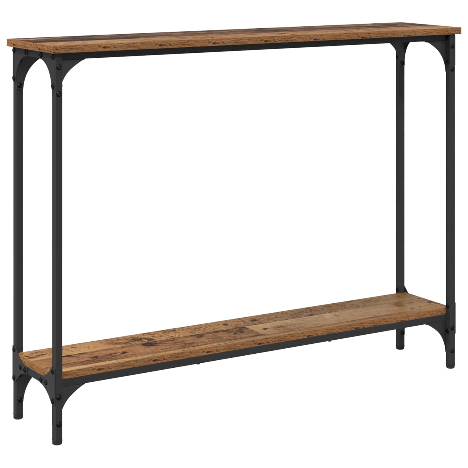 Table console Bois Ancien 100 x 22,5 x 75 cm Bois d'ingénierie - XIOS