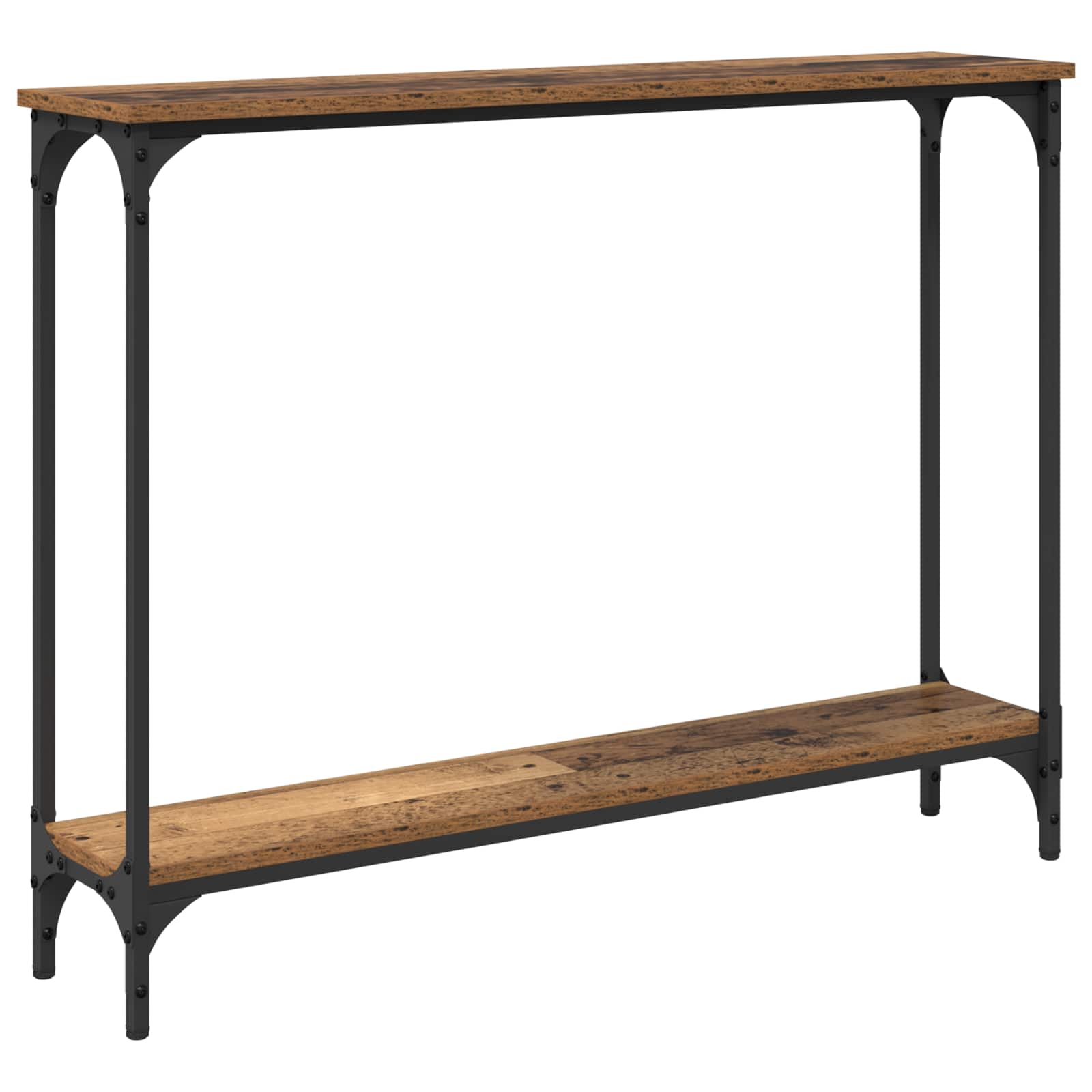 Table console Bois Ancien 100 x 22,5 x 75 cm Bois d'ingénierie - XIOS