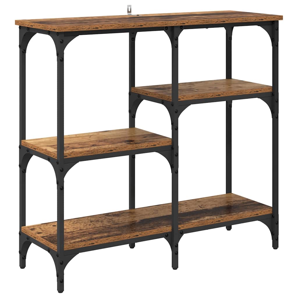 Table console Bois Ancien 80 x 29 x 75 cm Bois d'ingénierie - XIOS