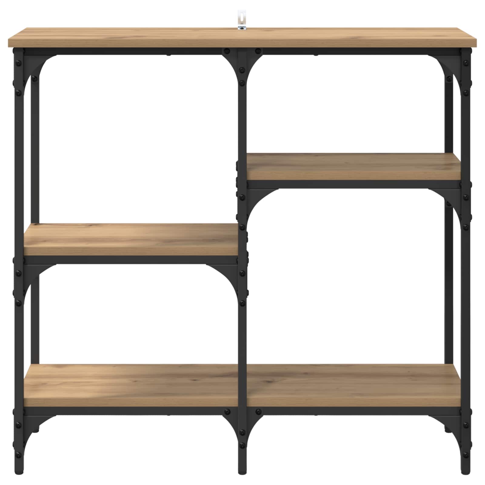 Table console Chêne artisanal 80 x 29 x 75 cm Bois d'ingénierie - XIOS