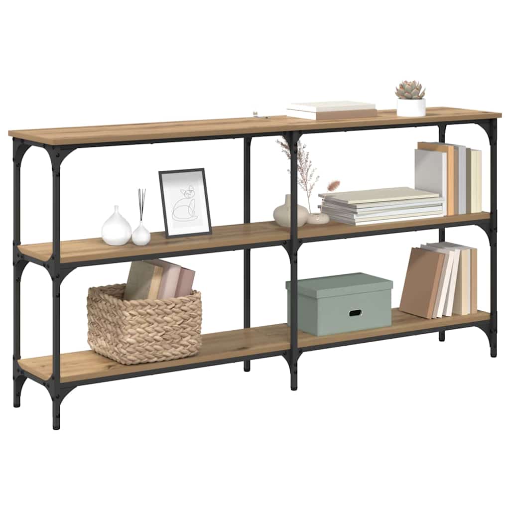 Table console Chêne artisanal 150 x 29 x 75 cm - XIOS