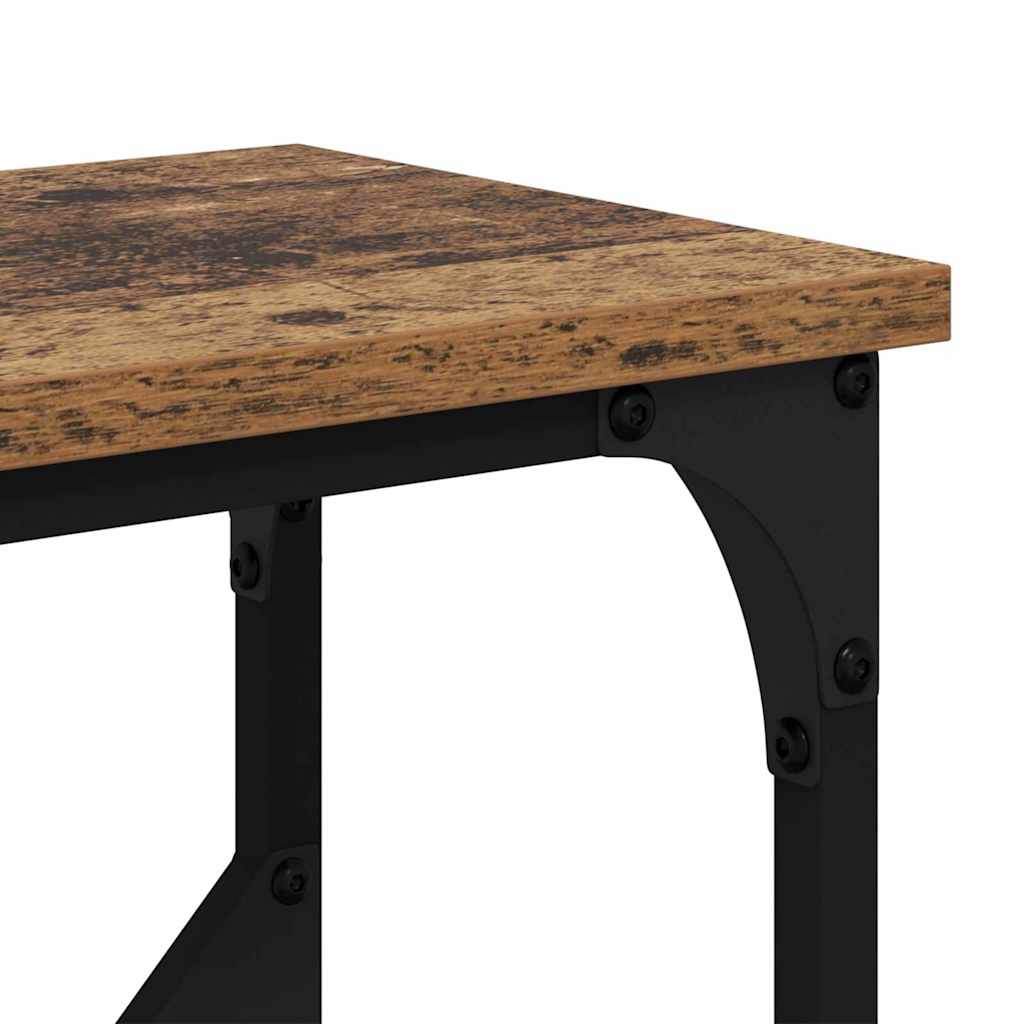 Table console Bois ancien 102 x 22.5 x 75 cm Bois d'ingénierie - XIOS