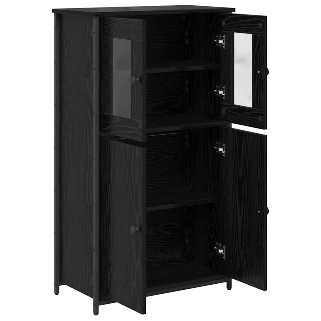 Haut Armoire Chêne noir 62 x 32 x 106,5 cm Bois d'ingénierie - XIOS
