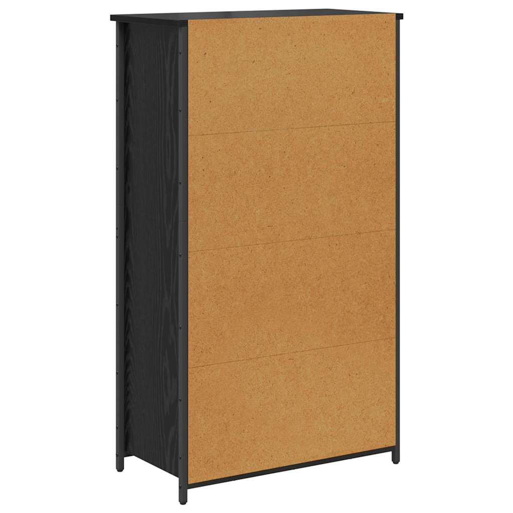 Haut Armoire Chêne noir 62 x 32 x 106,5 cm Bois d'ingénierie - XIOS