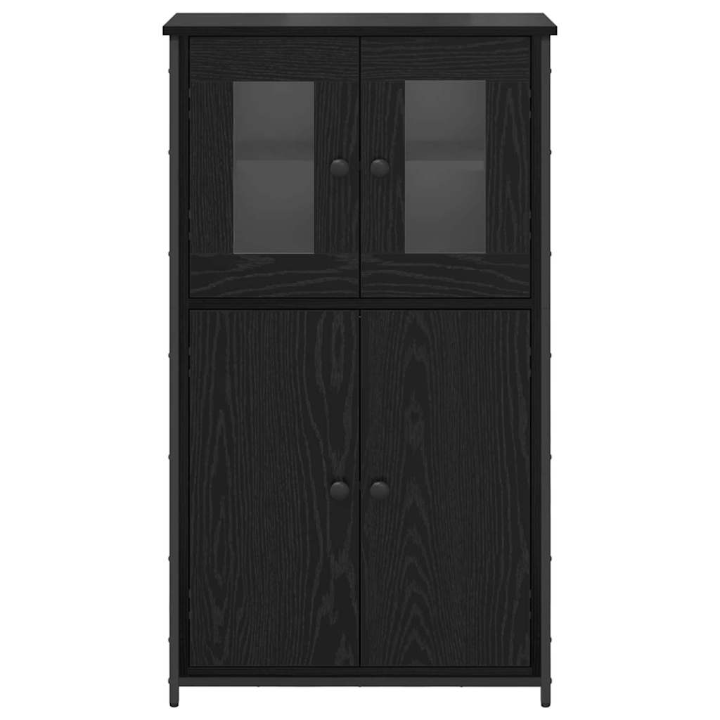 Haut Armoire Chêne noir 62 x 32 x 106,5 cm Bois d'ingénierie - XIOS