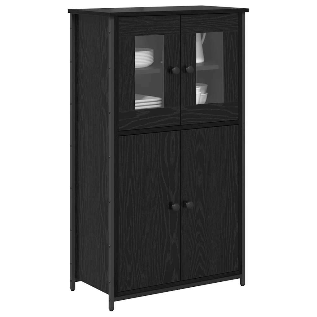 Haut Armoire Chêne noir 62 x 32 x 106,5 cm Bois d'ingénierie - XIOS