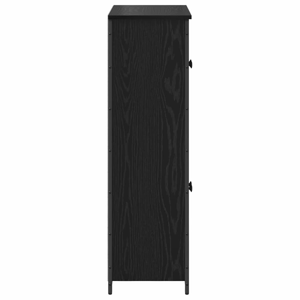 Haut Armoire Chêne noir 62 x 32 x 106,5 cm Bois d'ingénierie - XIOS