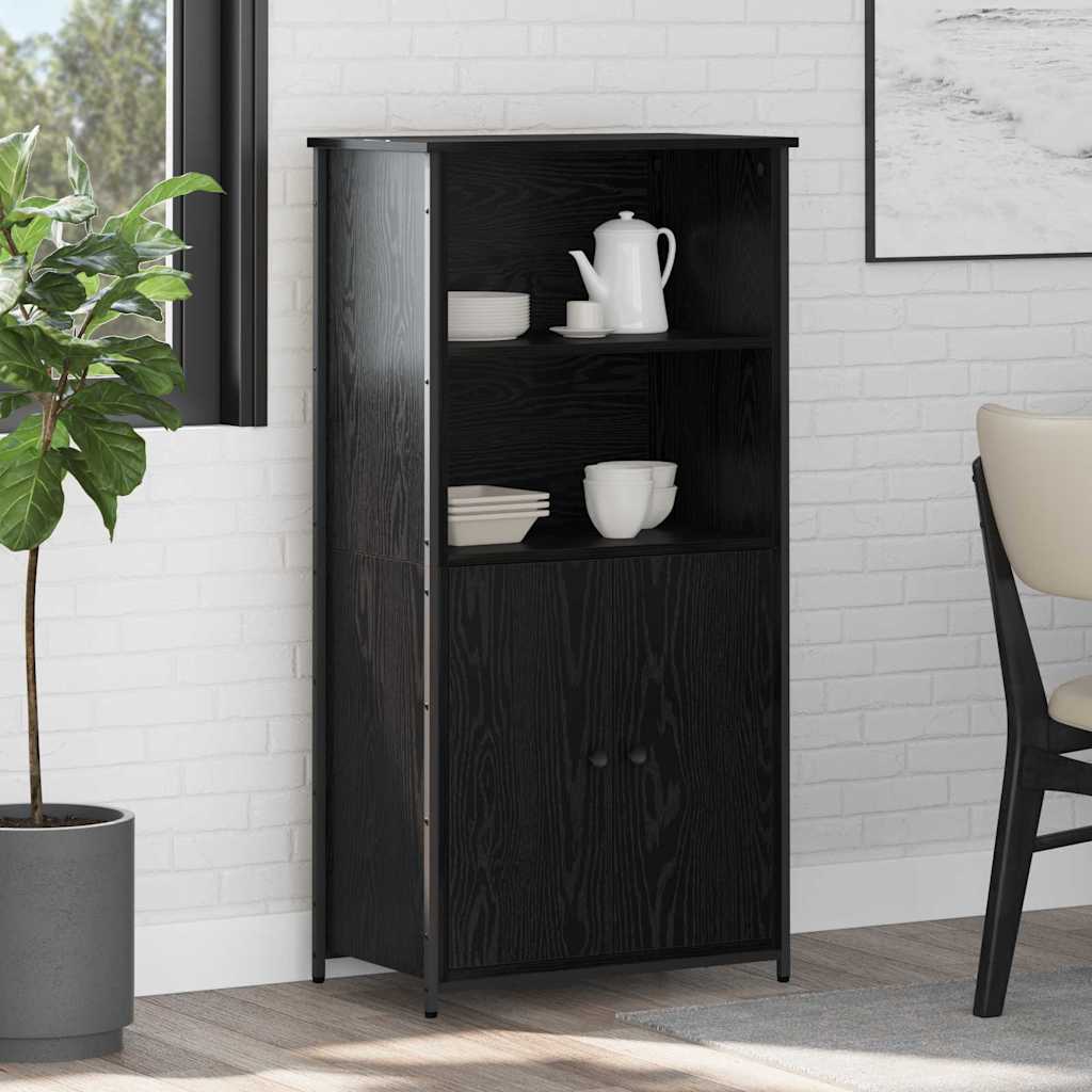 Haut Armoire Chêne noir 62 x 36 x 121,5 cm Bois d'ingénierie - XIOS
