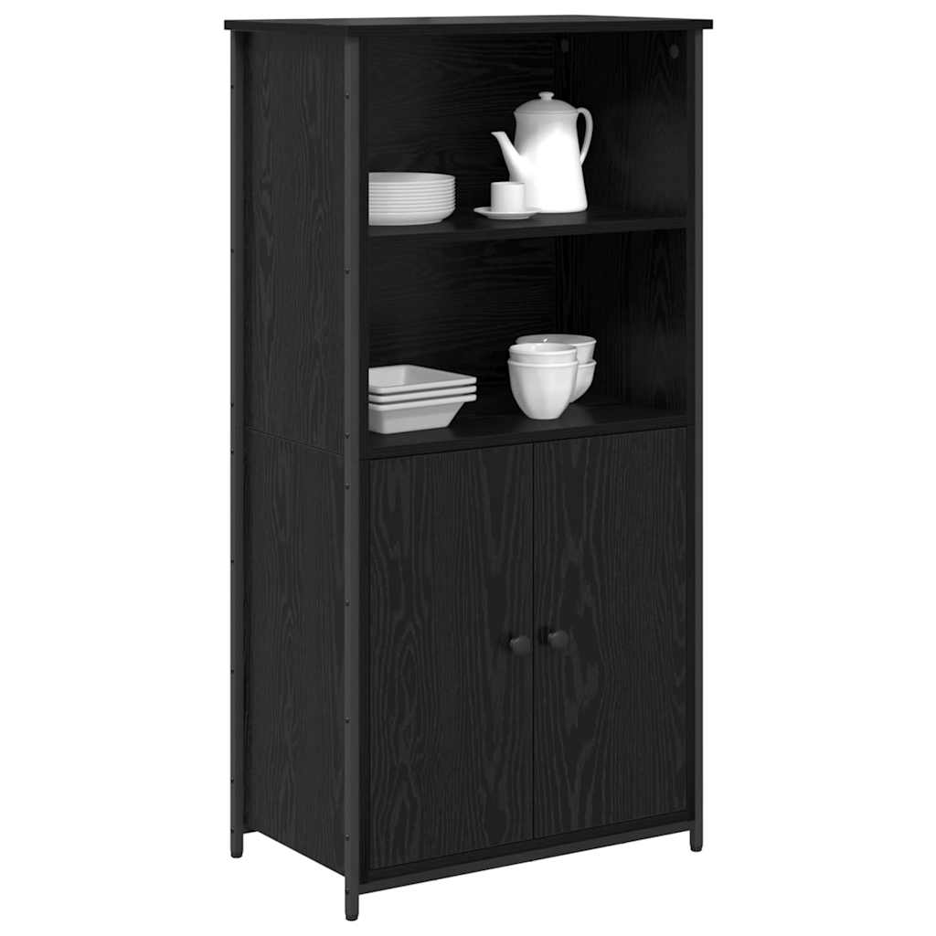 Haut Armoire Chêne noir 62 x 36 x 121,5 cm Bois d'ingénierie - XIOS