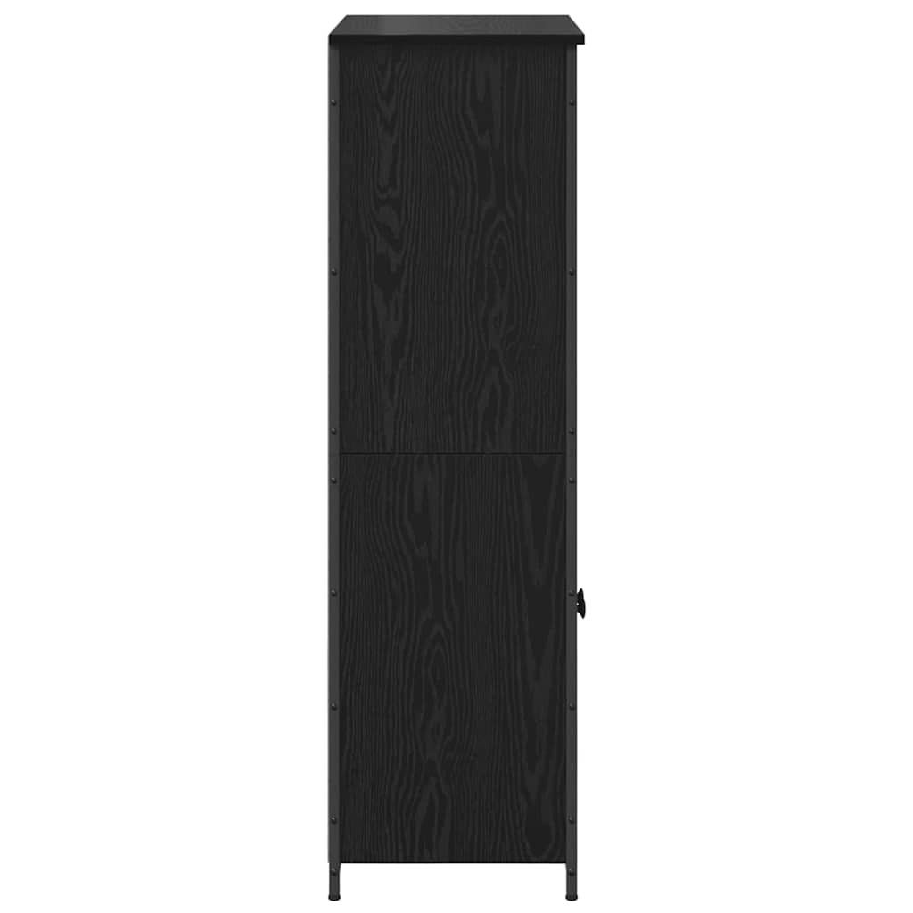 Haut Armoire Chêne noir 62 x 36 x 121,5 cm Bois d'ingénierie - XIOS