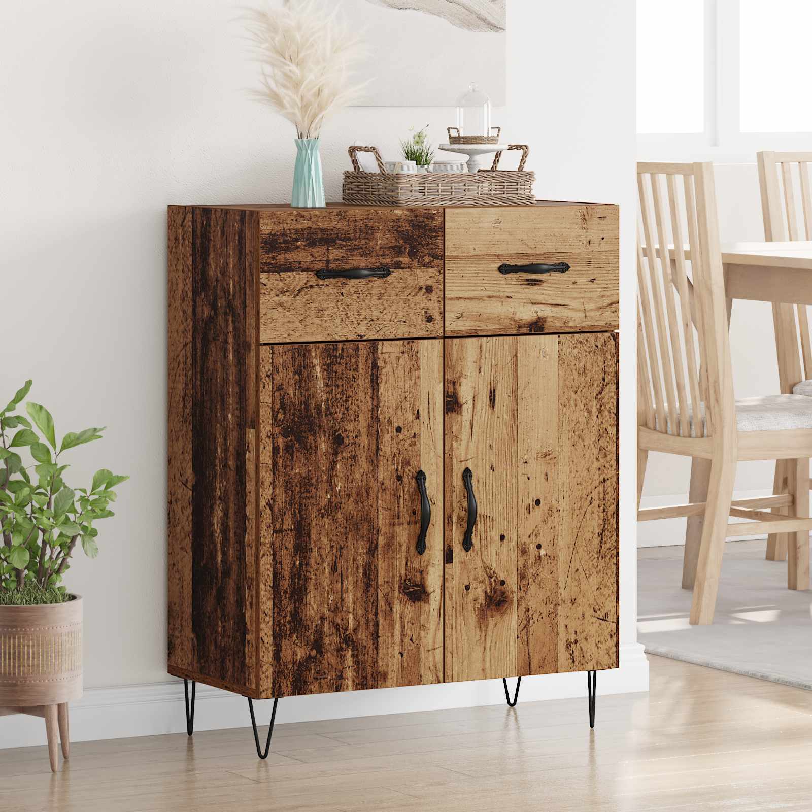 Buffet Bois Ancien 69,5 x 34 x 90 cm Bois d'ingénierie - XIOS