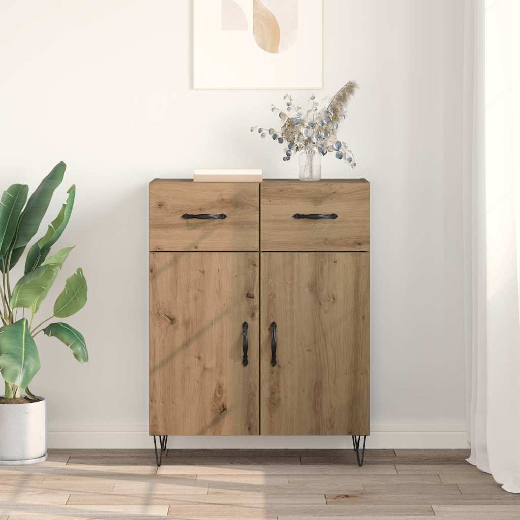 Buffet Chêne artisanal 69,5 x 34 x 90 cm Bois d'ingénierie - XIOS