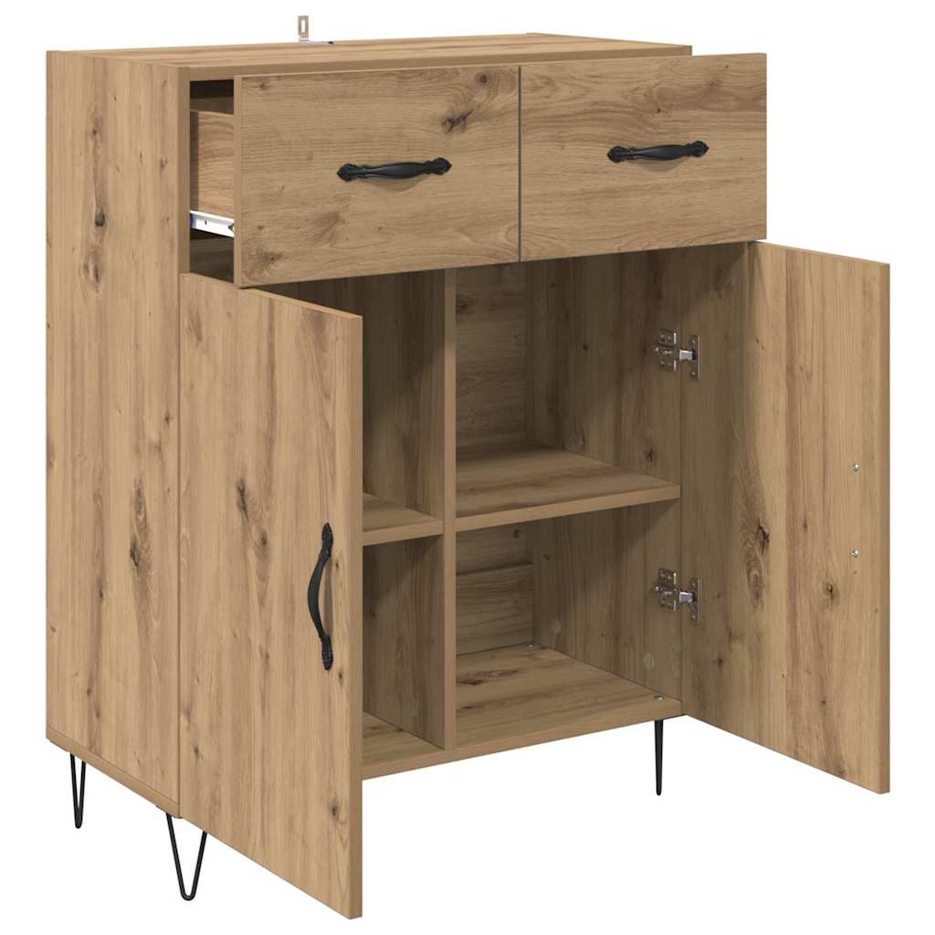 Buffet Chêne artisanal 69,5 x 34 x 90 cm Bois d'ingénierie - XIOS