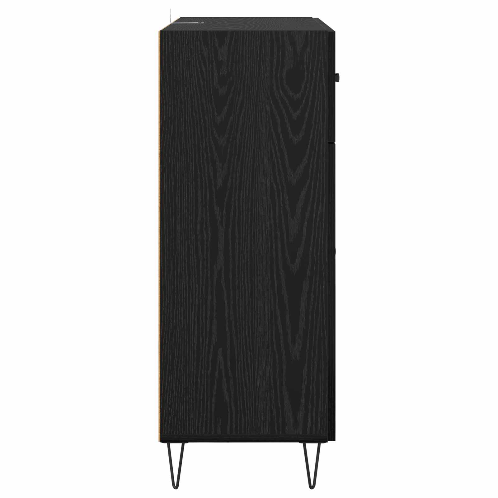 Buffet Chêne noir 69,5 x 34 x 90 cm Bois d'ingénierie - XIOS