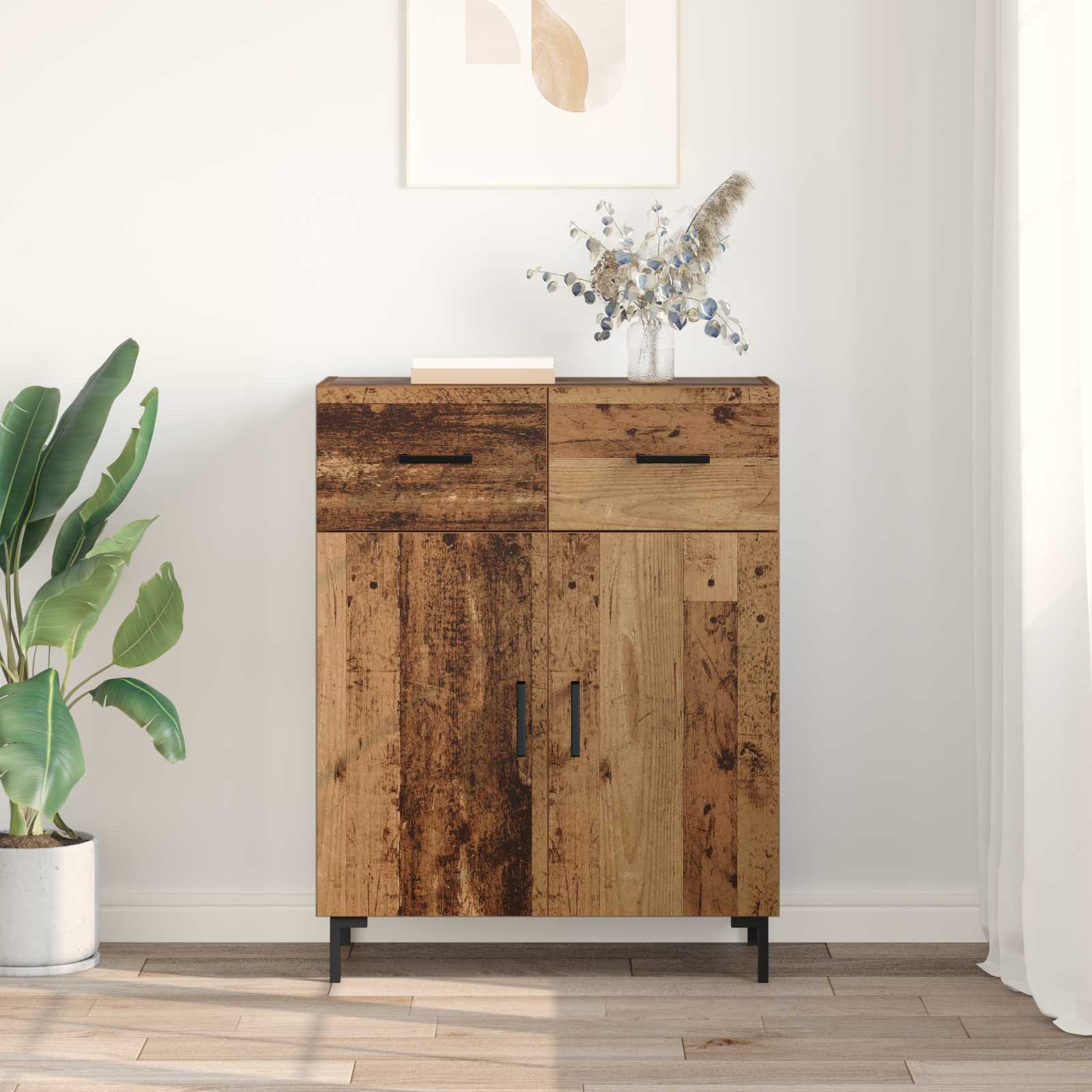 Buffet Bois ancien 69,5 x 34 x 90 cm Bois d'ingénierie - XIOS