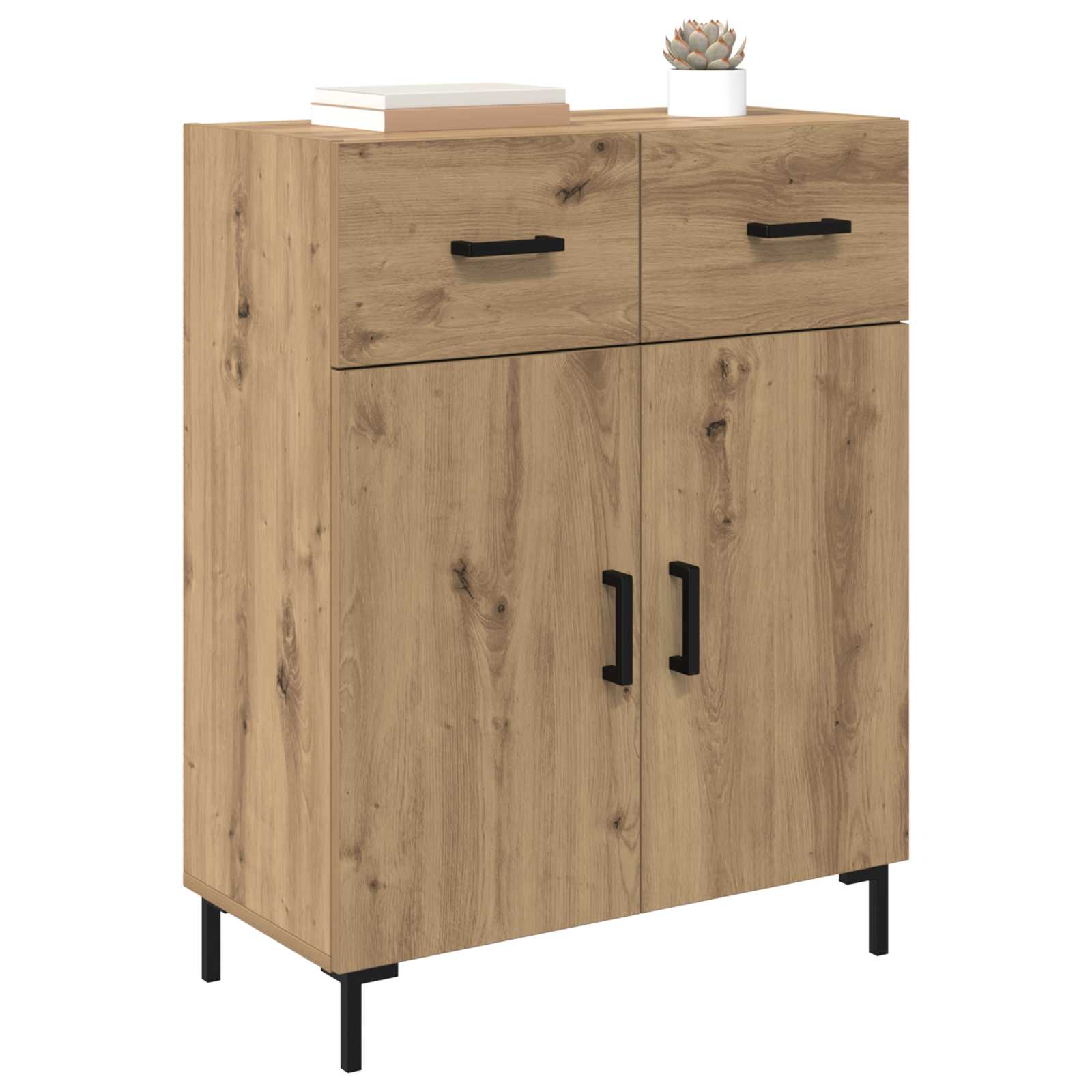 Buffet Chêne artisanal 69,5 x 34 x 90 cm Bois d'ingénierie - XIOS