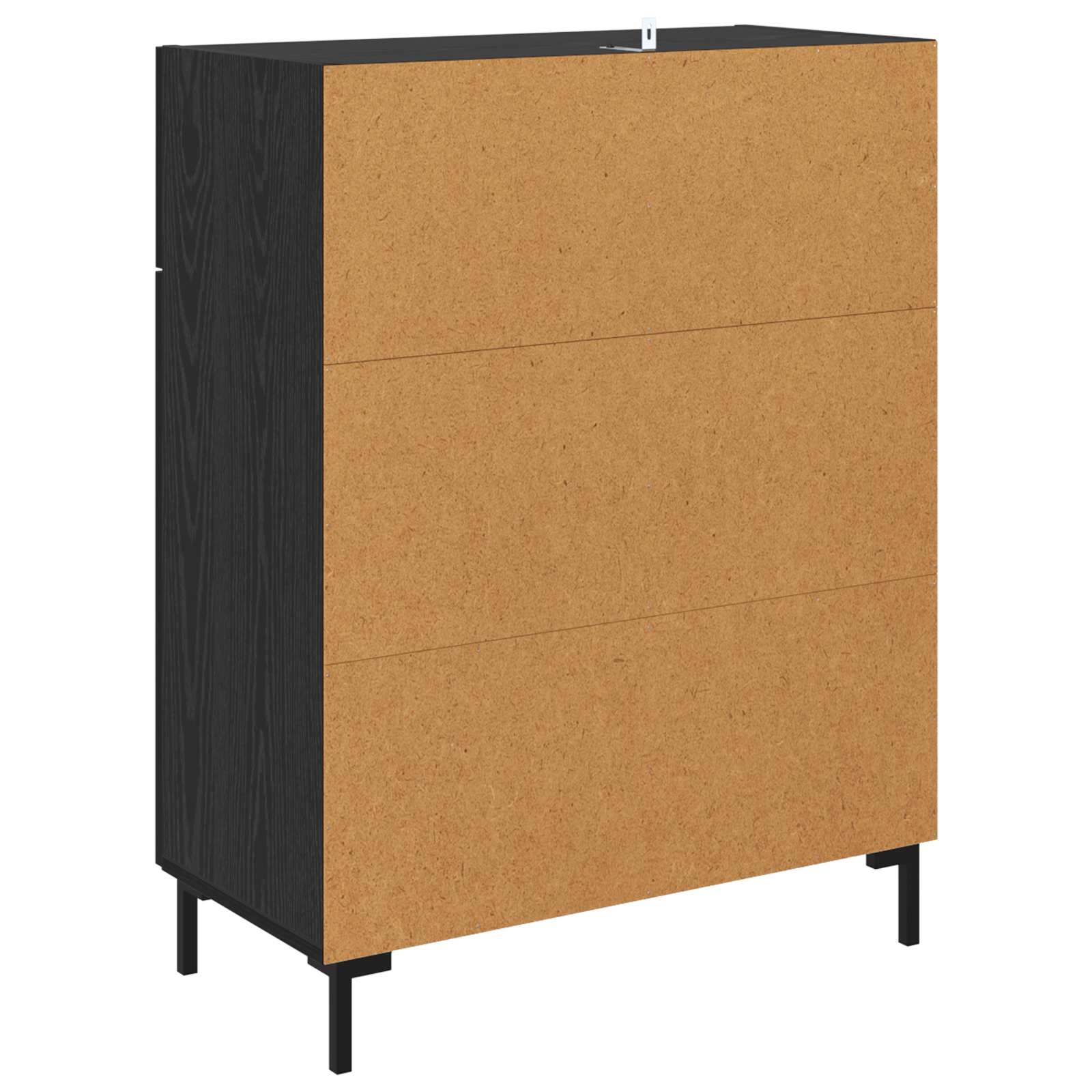 Buffet Chêne noir 69,5 x 34 x 90 cm Bois d'ingénierie - XIOS