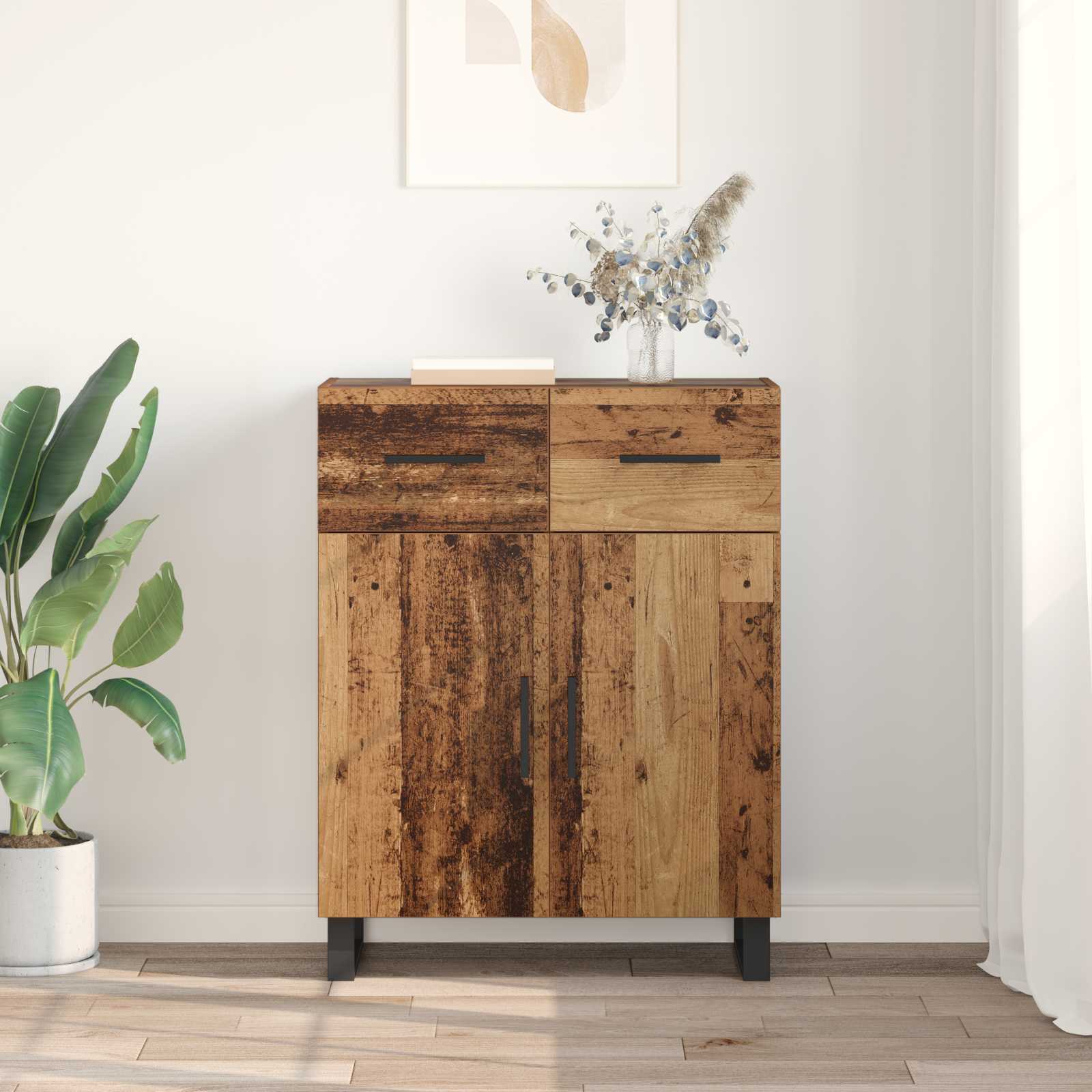 Buffet Bois Ancien 69,5 x 34 x 90 cm Bois d'ingénierie - XIOS