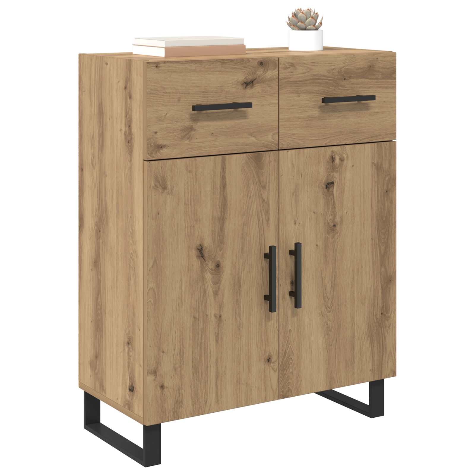 Buffet Chêne artisanal 69,5 x 34 x 90 cm Bois d'ingénierie - XIOS