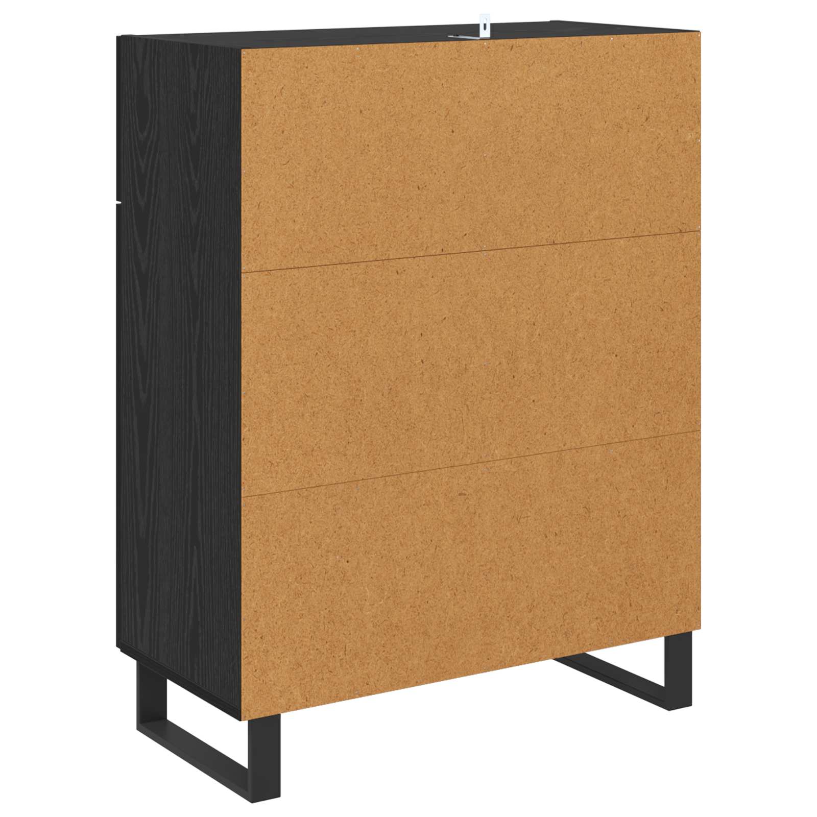 Buffet Chêne noir 69,5 x 34 x 90 cm Bois d'ingénierie - XIOS